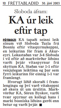 Umfjllun Frttablasins