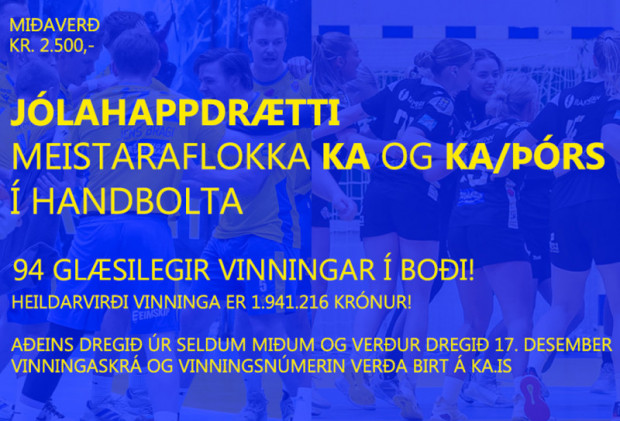 Vinningshafar  happdrtti handknattleiksdeildar KA og KA/r