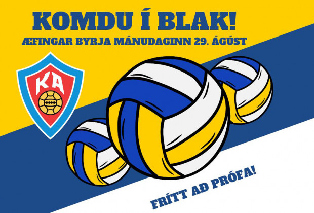 Blakfingarnar byrja  mnudaginn!