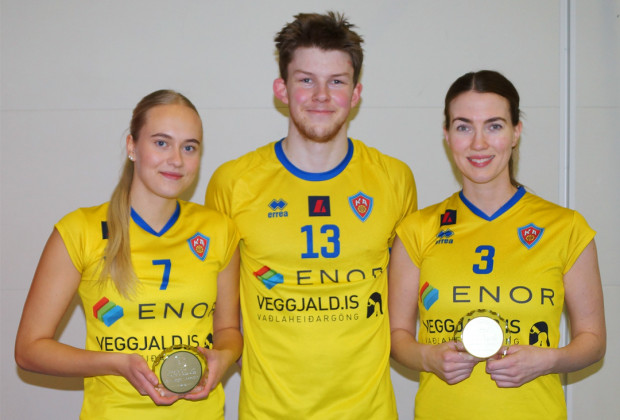 Jna, Gsli og Helena  rvalslium fyrri hlutans