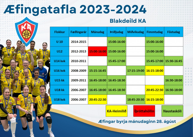 Blakfingarnar byrja  mnudaginn!