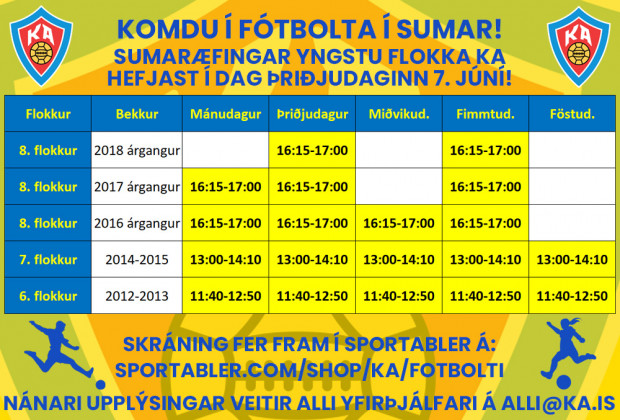 Sumarfingarnar hefjast  dag!