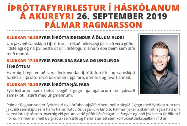 rttafyrirlestur  Hsklanum 26. sept
