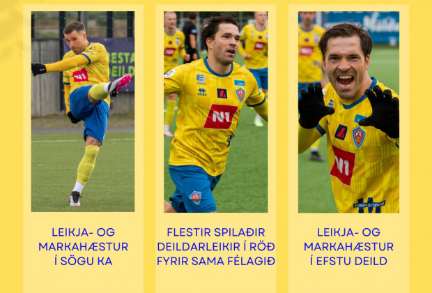 Hallgrmur Mar leiki 203 leiki  r fyrir KA!