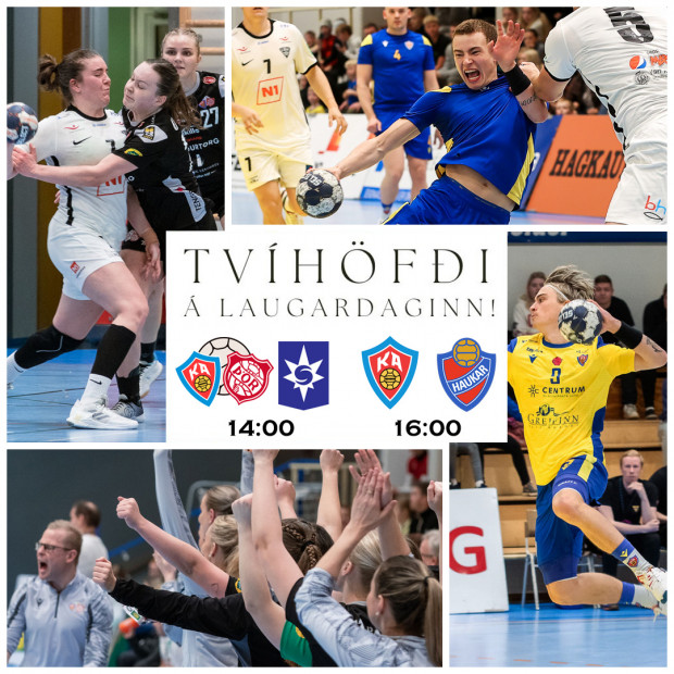 Handboltatvhfi  laugardaginn!