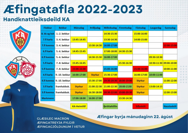 Handboltafingar vetrarins byrja  mnudaginn