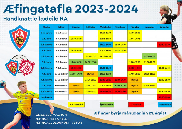 Handboltafingar vetrarins byrja  mnudaginn
