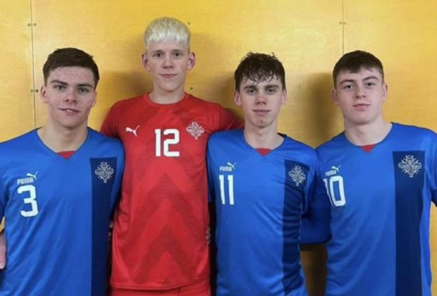 Fjrir KA-menn lku me U17 gegn Finnum