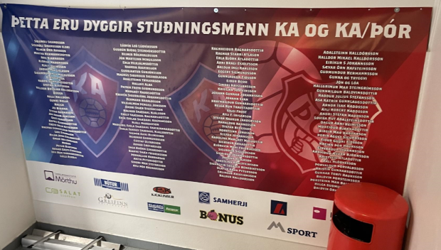 Stuningsmannaveggur KA og KA/rs