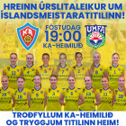 Hreinn rslitaleikur um titilinn kl. 19:00!