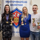 Jna og Mateusz best  lokahfi blakdeildar