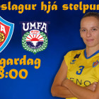 Stelpurnar me fullt hs fyrir toppslaginn