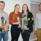 Arnór, Jóna og Rakel hlutu Böggubikarinn í fyrra