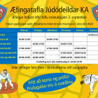Æfingatafla Júdódeildar 2018-2019