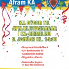 Afmlisfagnaur KA  sunnudaginn
