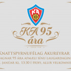 95 ra afmli KA  Hofi  laugardaginn