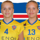 Auur og Rakel  lokahp U17
