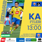 KA - Fylkir kl. 13:30  KA-TV