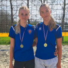 Auur, Lilja og Stefn  landslisverkefni  strandblaki