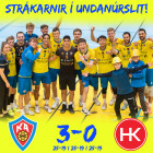Strkarnir fram  undanrslitin